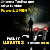 *PAGA 1 y LLÉVATE 2* Linterna Indestructible Súper Potente 6 en 1 PowerLUMEN™